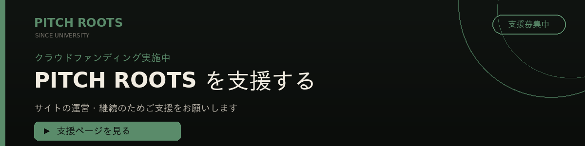 クラウドファンディング実施中 — PITCH ROOTS を支援する